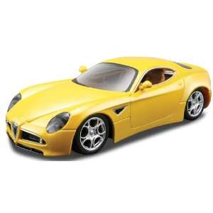   18 Scale Metallic Yellow Alfa 8C Competizione (2007): Toys & Games