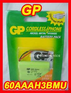 GP 60AAAH3BMU 3.6v 600 mAh Cordless Phone Battery Pack  