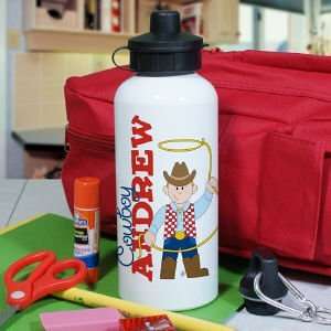  Personalized Cowboy Water Bottle