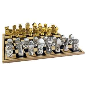  Classic Celtic Warrior Chess Set/Wooden Chess Board and 