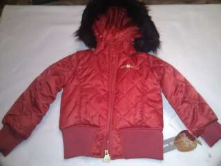   Bottoms Girls Coat Jacket Size 5/6 Red  Excellent Deal