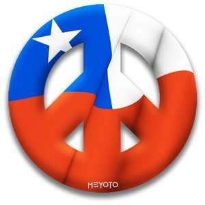 Peace Sign Magnet of Chile by MEYOTO
