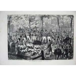   Emperor Germany Boar Hunting Sport Hounds Horses 1871: Home & Kitchen