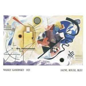  Bleu, c.1925   Poster by Wassily Kandinsky (47x33): Home & Kitchen
