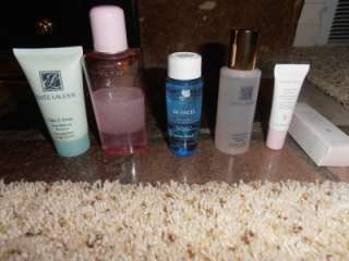 LOT OF 5 WELL KNOWN BEAUTY PRODUCTS MAKE UP REMOVER/TONER/LIP MASK 