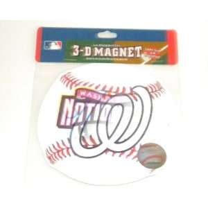  Washington Nationals 3 D Magnet