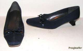 Stuart Weitzman womens heels pumps shoes 7 M blue fab  