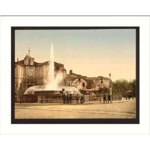  New Fountain and Diocletians Spring Rome Italy, c. 1890s 