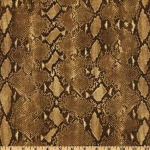   of the Wild Snakeskin Brown Fabric By The Yard: Arts, Crafts & Sewing