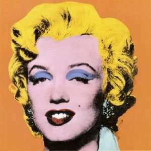  Andy Warhol 25.63W by 25.63H  Shot Orange Marilyn 
