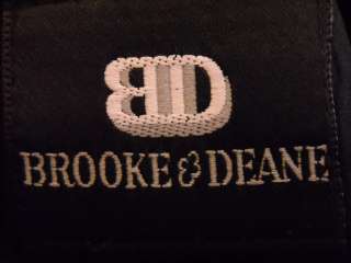 Mens Dark Grey Wool Suit Brooke Deane 45W 42L pants  