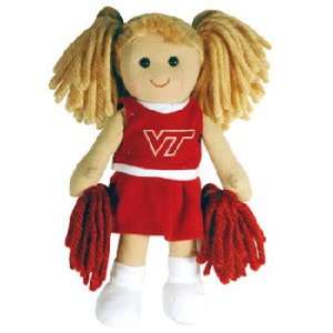  Virginia Tech University Plush Cheerleader Small Case Pack 