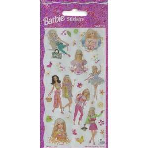  Barbie Dress Up Shiny Foil Scrapbook Stickers (02793 