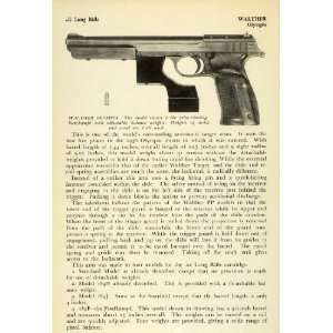  1948 Print .22 Walther Olympia Long Rifle Funfkampf Model 
