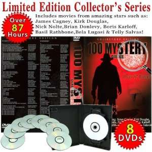  100 MYSTERY CLASSIC MOVIES   8 DVD Collection Everything 