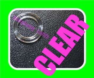 100pcs CLEAR 1/4 Webbing Bra Rings Strap S  