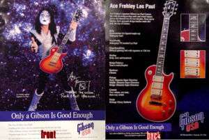 KISS Ace Frehley Gibson Promo Poster  