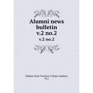   news bulletin. v.2 no.2 Pa.) Indiana State Teachers College (Indiana
