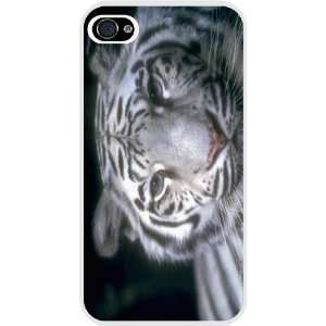  Rikki KnightTM White Tiger Close up White Hard Case Cover 
