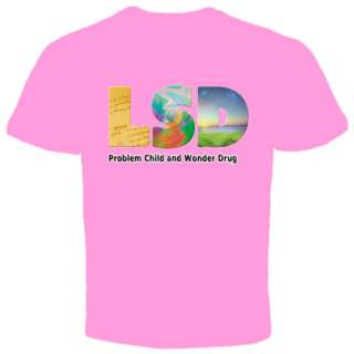 LSD T Shirt Dr Hoffman Acid Party Trance Drugs Techno Lysergic 