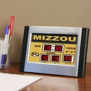 Missouri Tigers Alarm Scoreboard Clock 