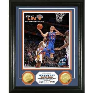 New York Knicks Jeremy Lin #17 2012 All Star Game Gold 