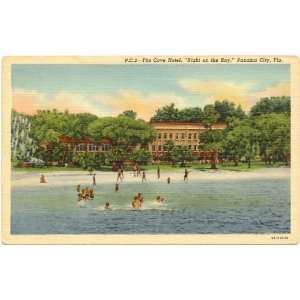   Vintage Postcard The Cove Hotel Panama City Florida 