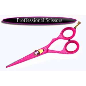   Scissors shears 55 barber salon shear scissor pink: Everything Else
