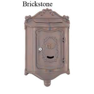  Amco Colonial Wall Mount Locking Mailbox   Brickstone 