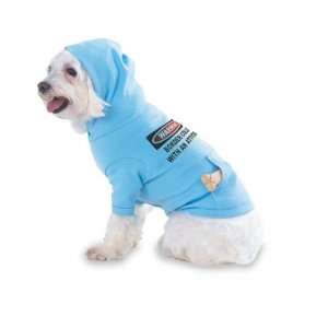  Warning Borde Collie with an attitude Hooded (Hoody) T 