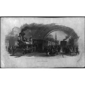  The New Depot,c1871,American Bank Note Company,Railroad 