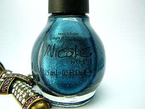 NICOLE BY OPI GOSSIP GIRL PARTY IN THE PENTHOUSE NAIL POLISH TEAL 
