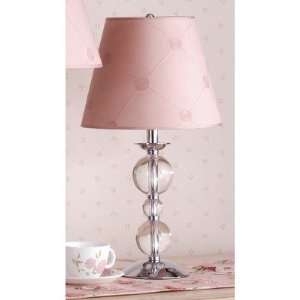  Vosges Table Lamp with Lucille Shade in Crystal