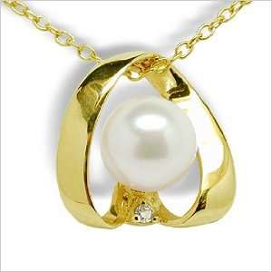   Flair Japanese Akoya Cultured Pearl Pendant American Pearl Jewelry