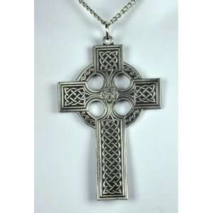   Celtic Cross Necklace Black Metal Gothic King Sheamus 