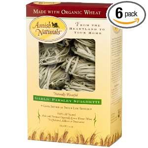 Amish Naturals Garlic Parsley Spaghetti, 12 Ounce Boxes (Pack of 6 