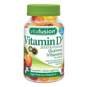 VitaFusion Vitamin D3 2,000 IU Gummy Vitamins for Adults   275 Gummies 