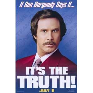  Anchorman The Legend of Ron Burgundy Movie Poster (11 x 