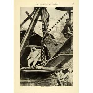   Panama Canal Theodore Roosevelt Shovel Suit   Original Halftone Print