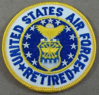 US Air Force Patch Retired / Merrowed Edge  