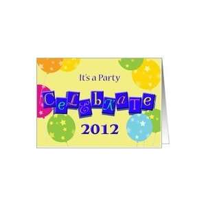  New Year 2012 party celebration Card Health & Personal 
