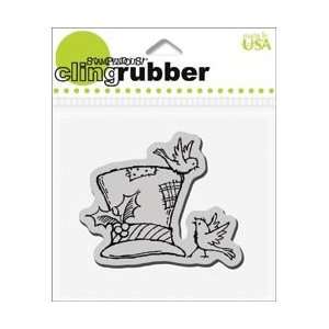   Cling Rubber Stamp Tweet Top Hat; 3 Items/Order Arts, Crafts & Sewing