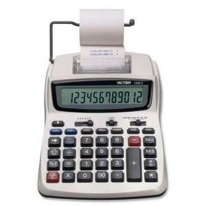  Victor Technology 1208 2 Dual Powered Print Calculator 