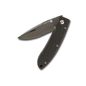   Titanium and Steel Knife with Carbon Fiber Case: Sports & Outdoors