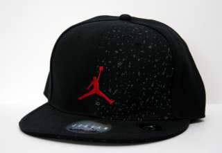 Air Jordan Nike Jumpman Retro AJ5 Black Fitted Hat Mens Sizing #427400 