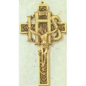  Antiqued Bronze Wall Crucifix