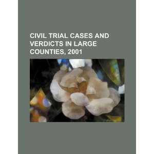  Civil trial cases and verdicts in large counties, 2001 