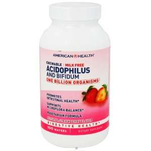  American Health Probiotics Chewable Acidophilus with 
