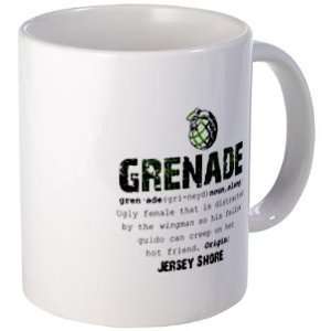  Creative Clam Grenade Jersey Shore Slang Fan Ceramic 11oz 