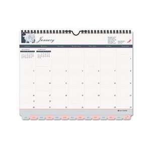   Ribbon Tabbed Monthly Wall Calendar, 11 x 8 1/2, 2012: Home & Kitchen